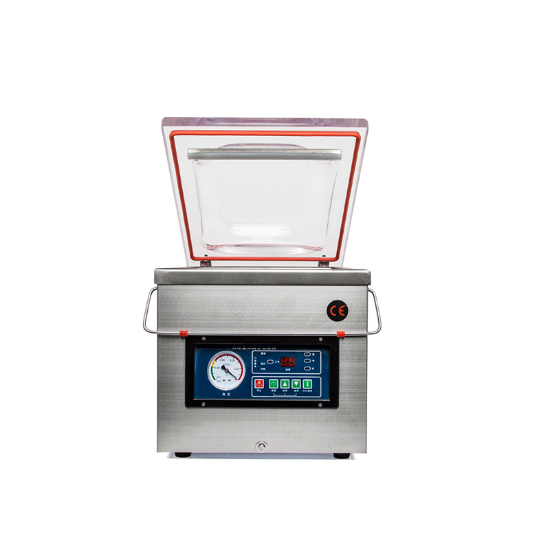 Máquina automática de vacío de bolsas de plástico con cámara única