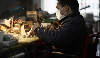 Personas discapacitadas de bienestar cariñosa empresarial