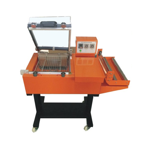 Máquina automática de embalaje retráctil 2 en 1