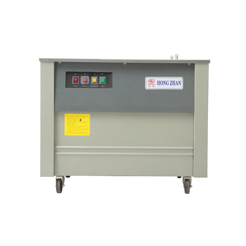 Maquinaria flejadora semiautomática para cinta de embalaje de cartón